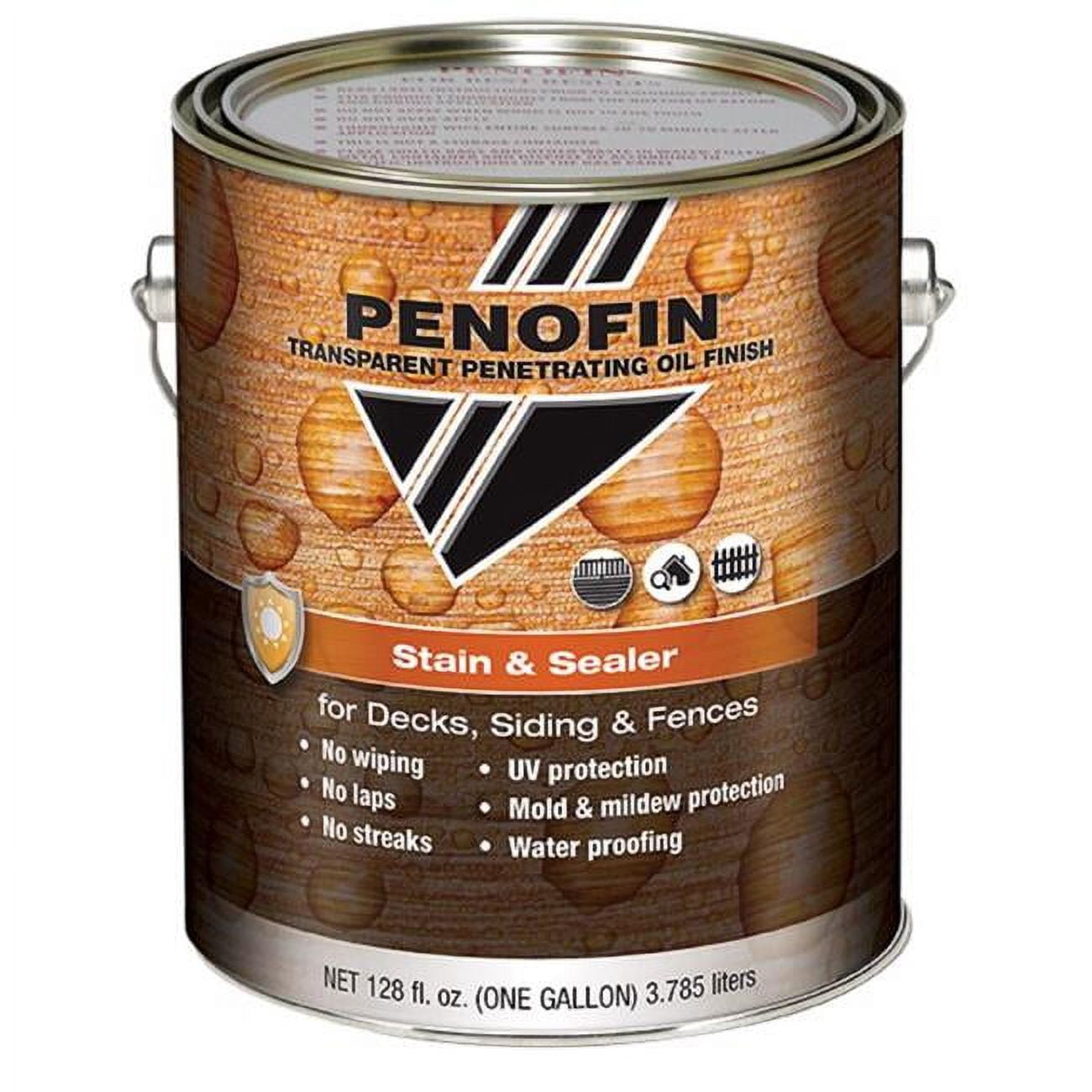 Picture of Penofin 1027103 1 gal Penofin Oil-Based Alkyd-Oil Stain & Sealer&#44; Transparent Matte & Natural - Pack of 4
