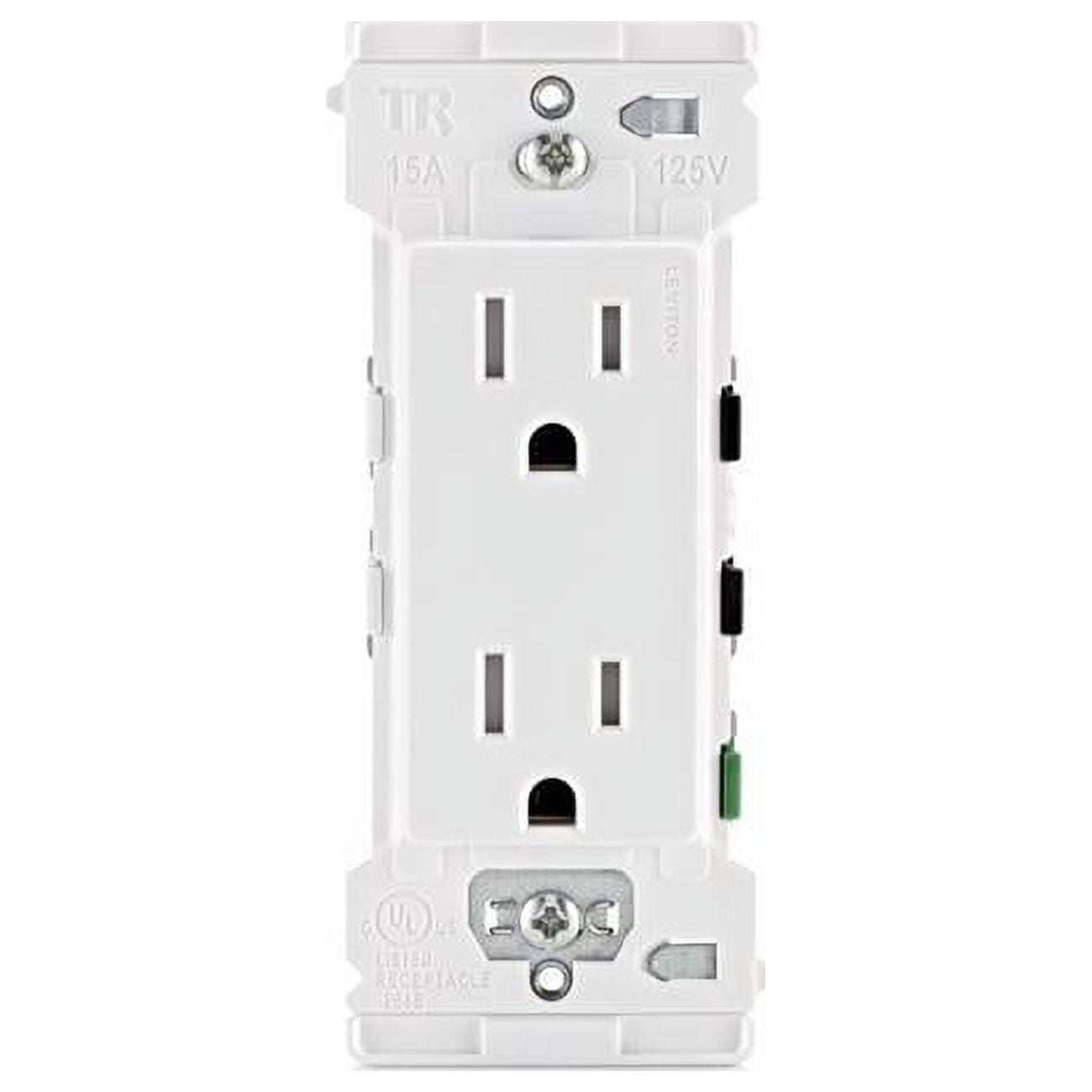 Decora Edge 15A, 125 V Tamper Resistant Outlet 5-15 R, White
