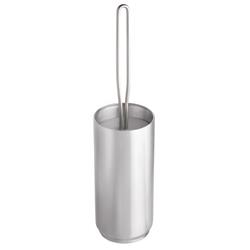 6066705 Steel Handle Bowl & Brush Holder Set, Silver