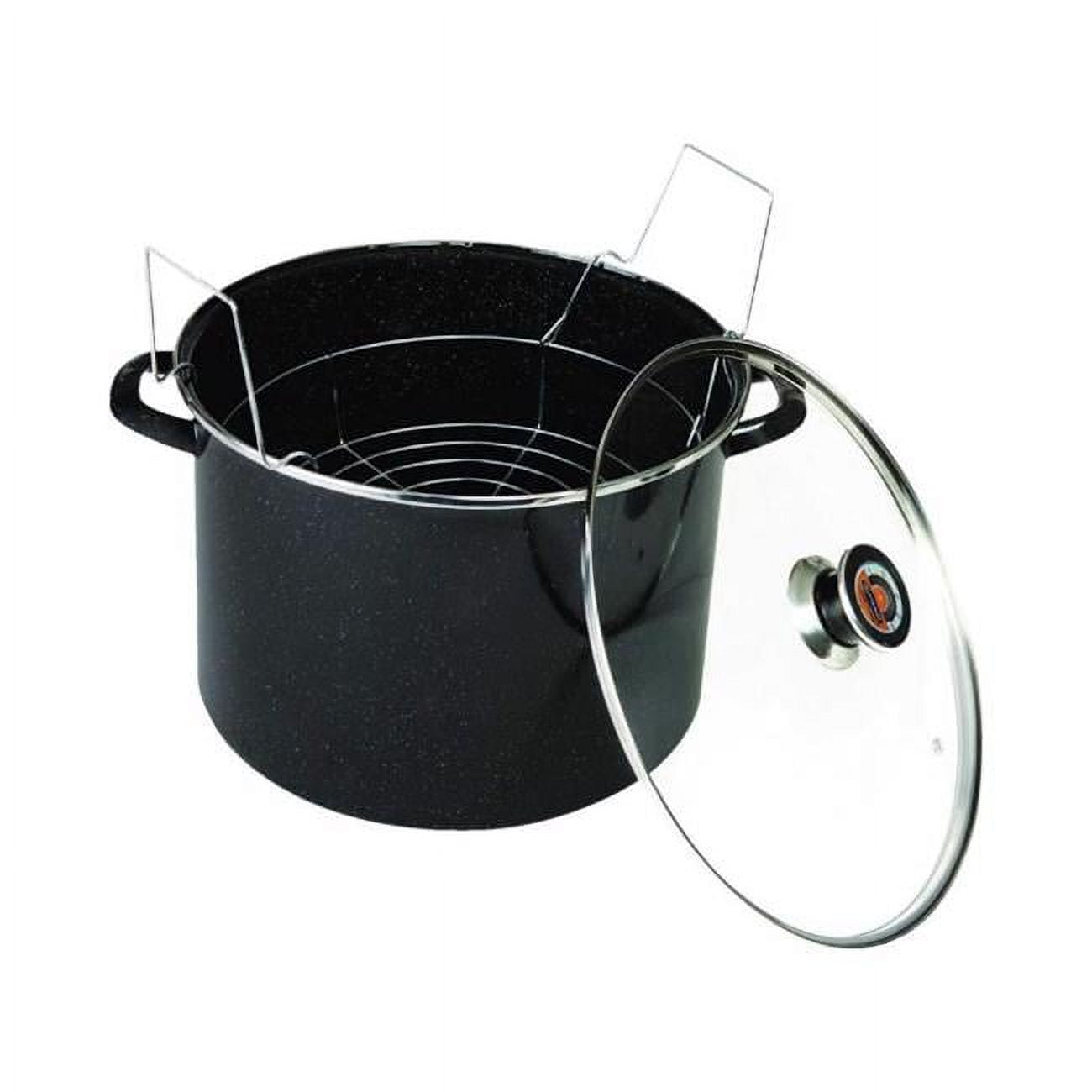 Picture of Granite Ware 6066961 21 qt. Steel Canner Cooker&#44; Black