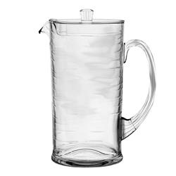 6060383 Plastic Cordoba Pitcher with Lid, Clear -  TARHONG