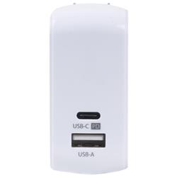 3004989  USB Wall Charger, White