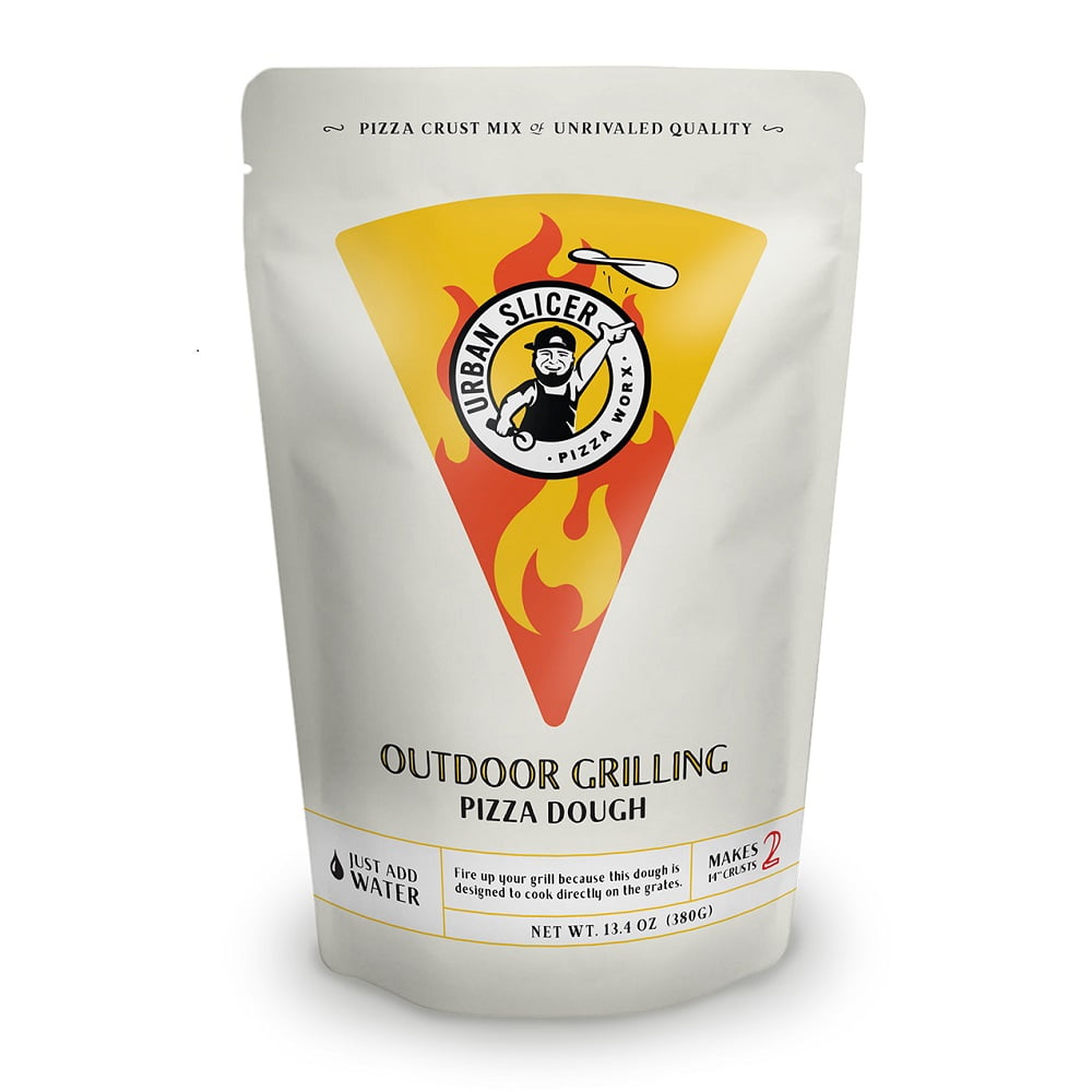 6062035 13.4 oz Outdoor Grilling Pizza Dough Mix -  Urban Slicer Pizza Worx