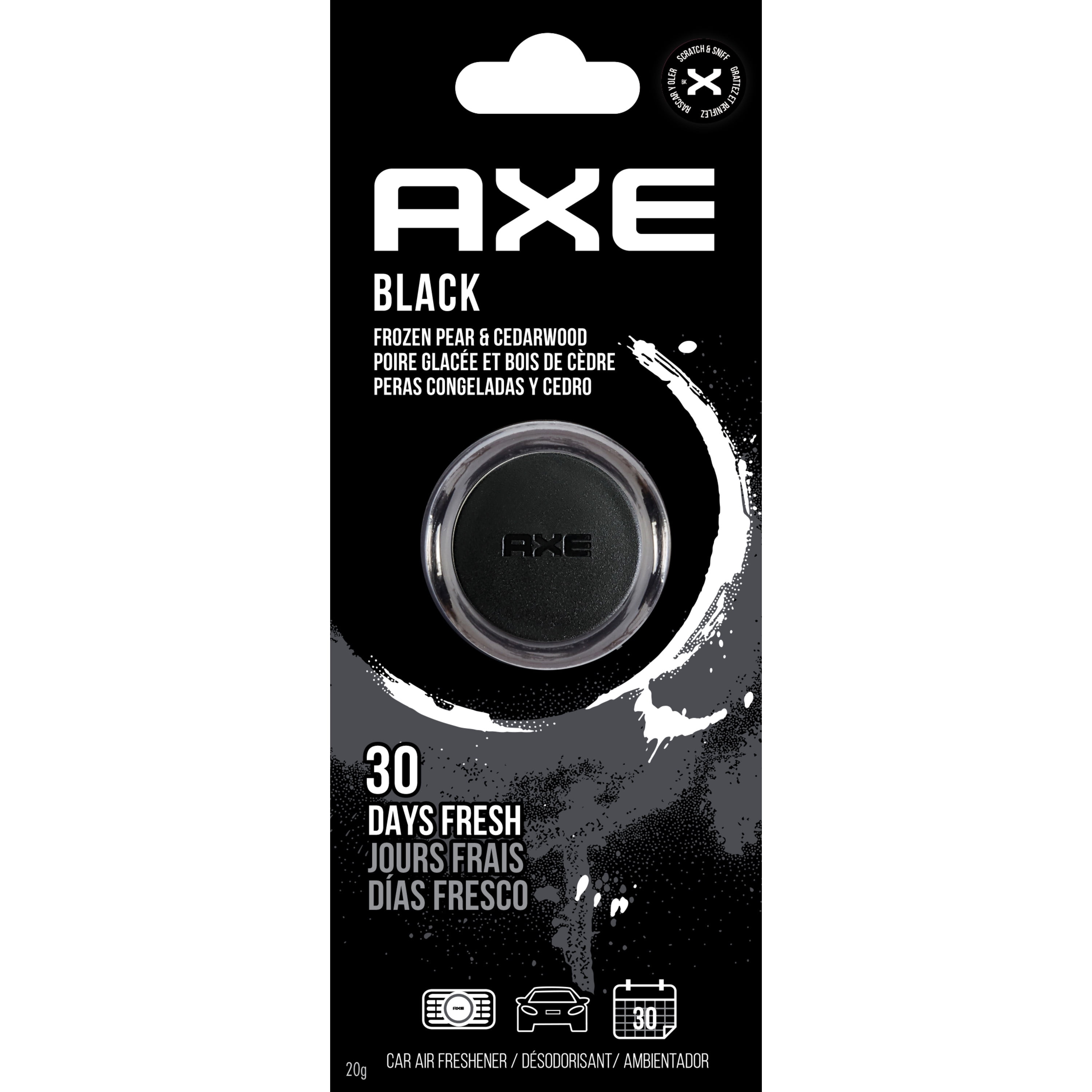 Black Mini Vent Clip Air Freshener - Pack of 6