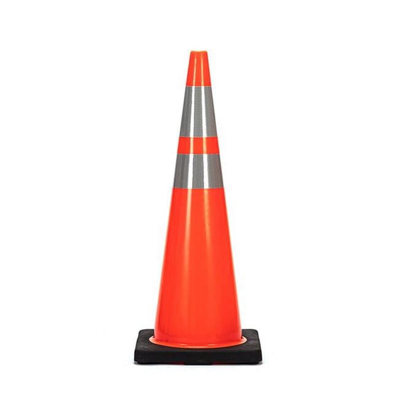 5038853 36 in. Triangular Safety Cone, Orange