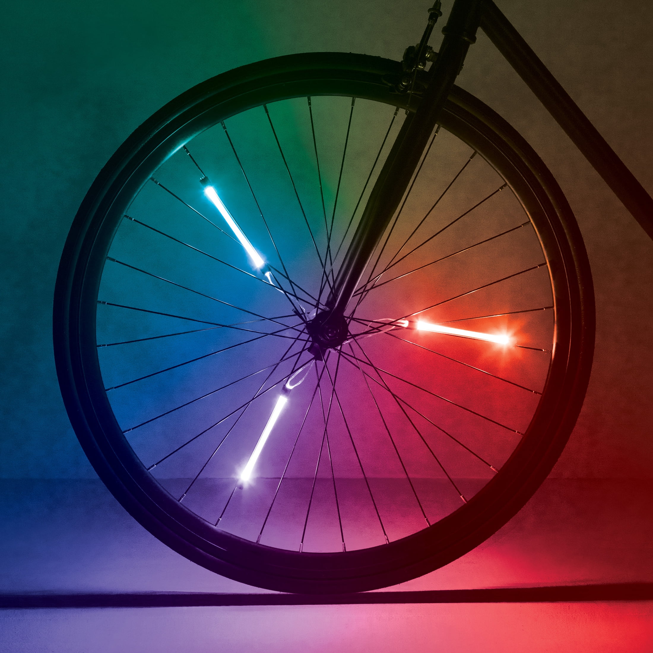 Picture of Brightz 9072840 Spin Bicycle LED Lighting&#44; Multi Color