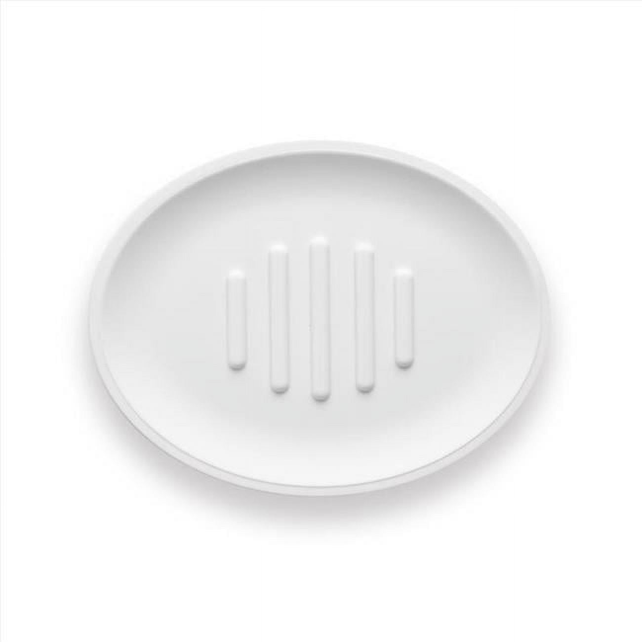 6063670 Belize Plastic Soap Dish, White