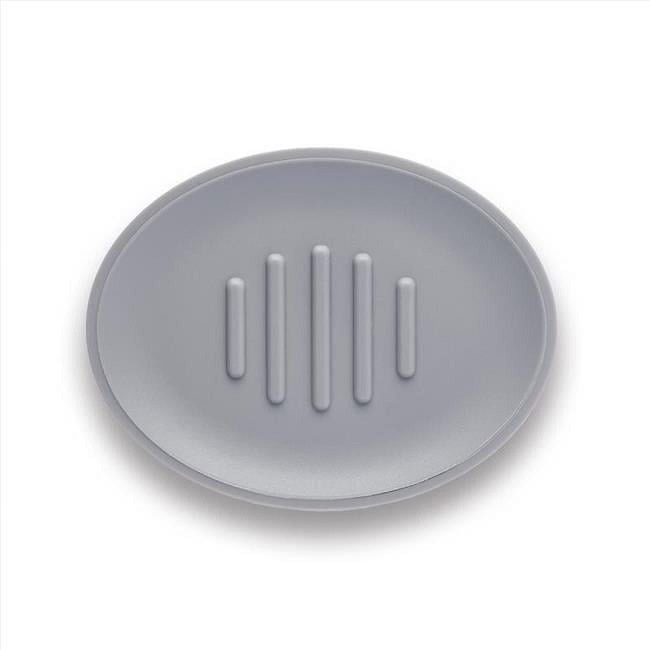 6063679 Belize Plastic Soap Dish, Gray