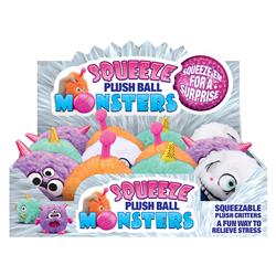 Picture of Shawshank LEDz 9074536 Monsters Jellies Squeeze Plush Toy&#44; Assorted Color - Pack of 12