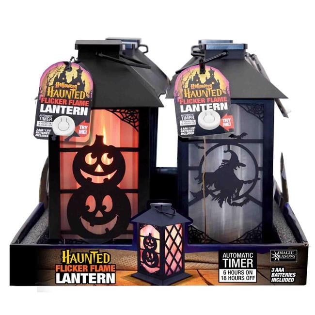 Picture of Magic Seasons 6056169 8 in. Haunted Flicker Flame Lantern Halloween Decor - Pack of 6