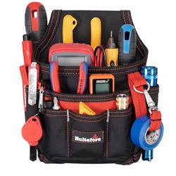 Picture of CLC 2030440 Hultafors Work Gear Tool Organizer Ballistic Polyester 9 Compartments&#44; Black & Red