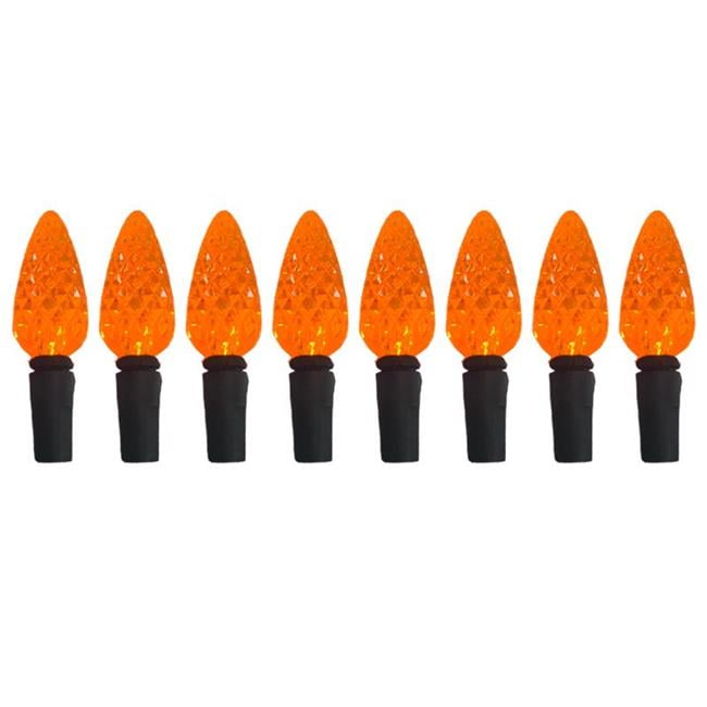 Picture of Celebrations 9086858 2 in. ED Halloween Lights&#44; Orange - 100 Count