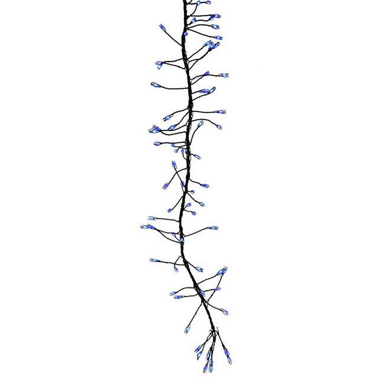 9086866 LED Big Seed Cluster String Christmas Lights, Blue - 250 Count