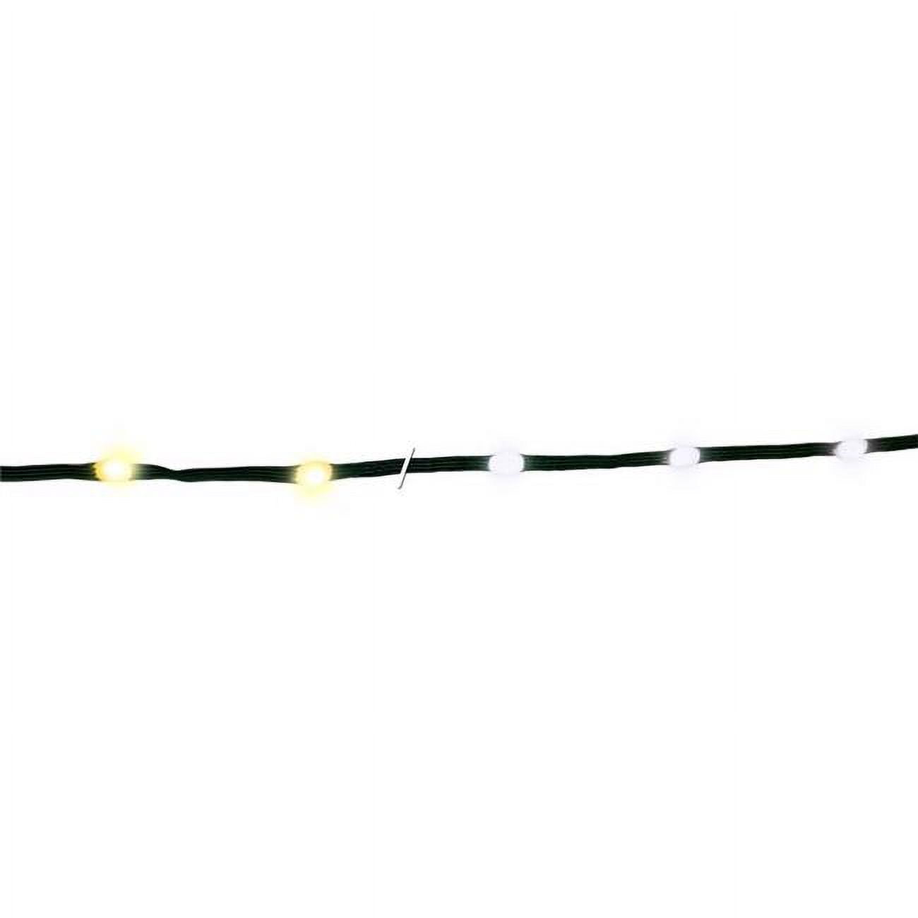 9086869 33 ft. LED Pure String Ribbon Light, White & Warm White - 200 Count