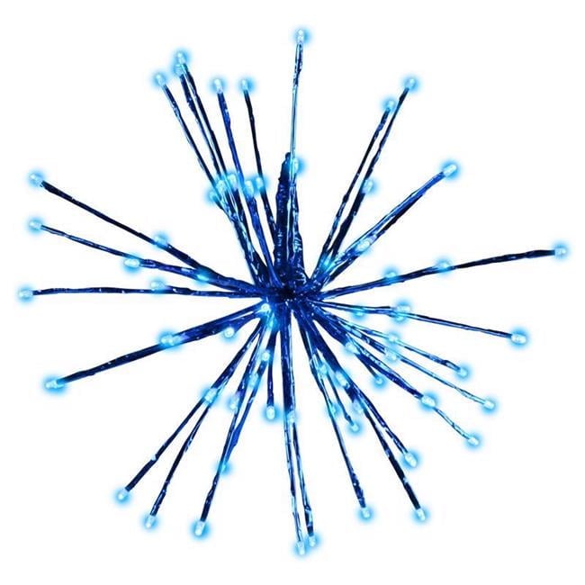 9086666 28 in. LED 3-in-1 Radiant Blast Pathway Decor, Blue
