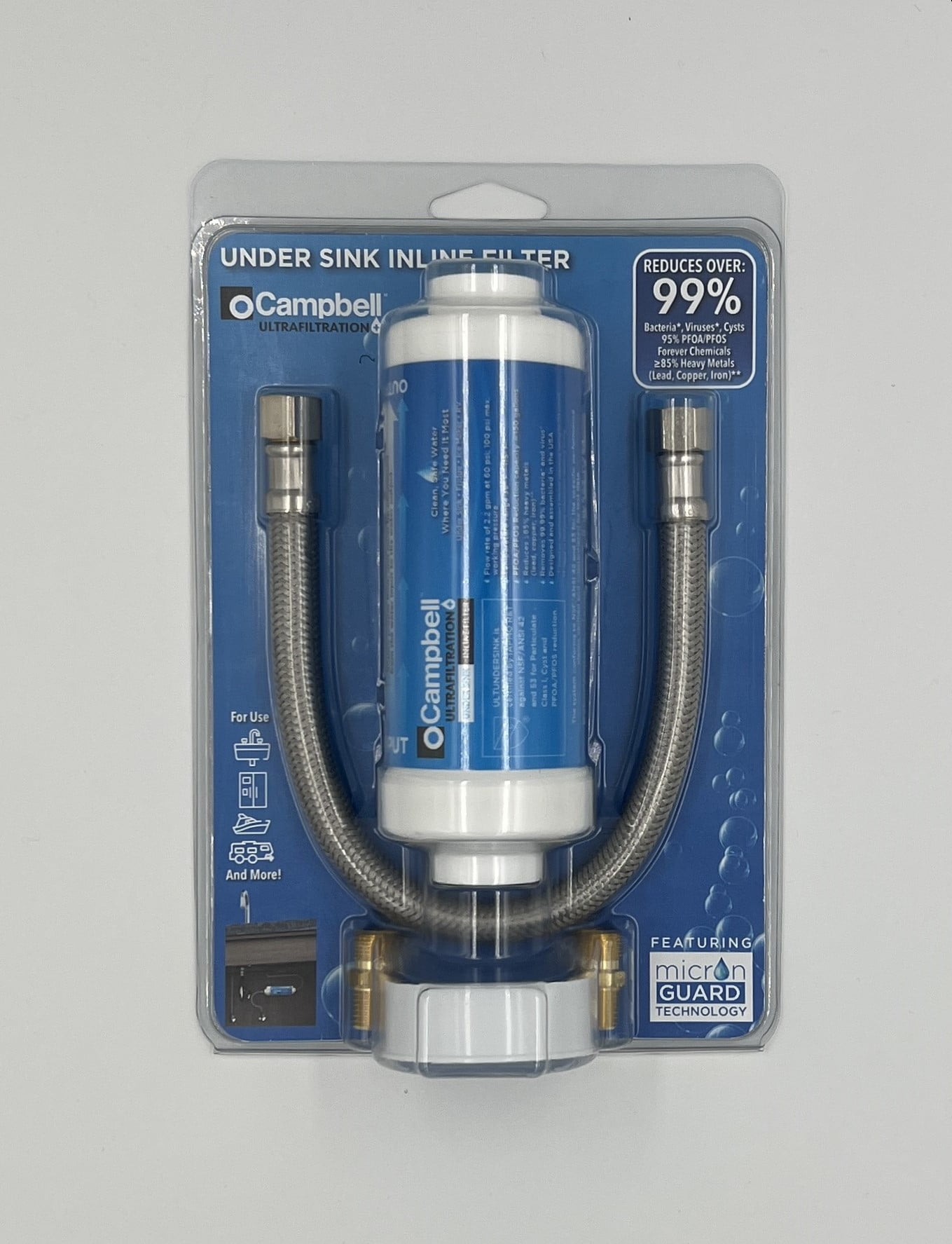 Picture of Campbell 4014378 Ultrafiltration Plus Under Sink In-Line Water Filter