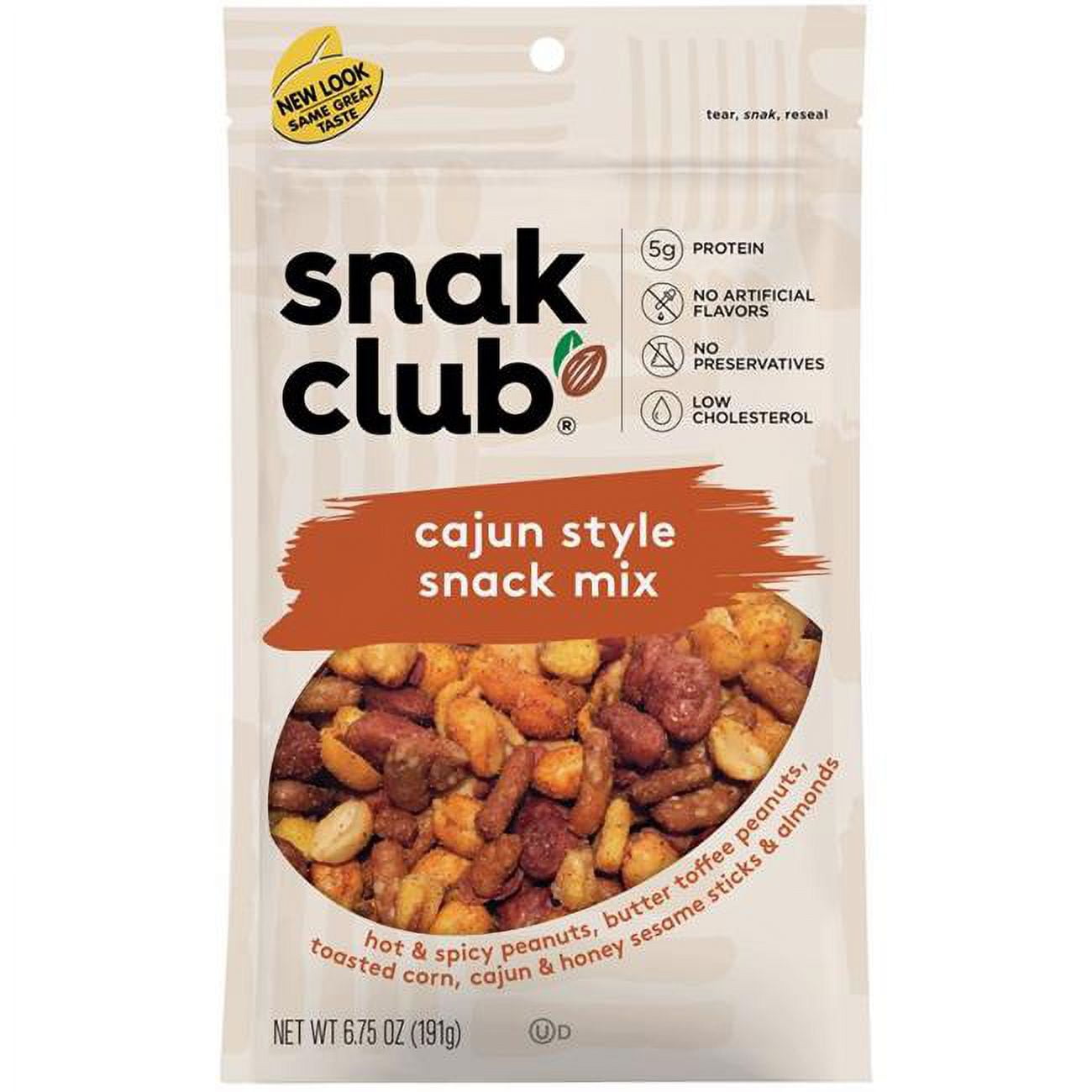 6.75 oz Bagged Cajun Snack Mix - Pack of 6