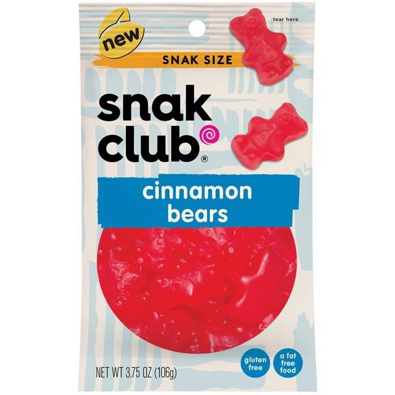 3.75 oz Bagged Cinnamon Gummi Candy - Pack of 12