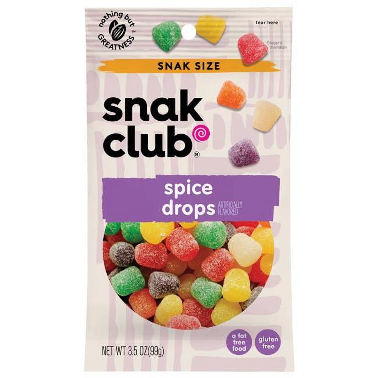 3.5 oz Bagged Spice Drops Gummi Candy - Pack of 12