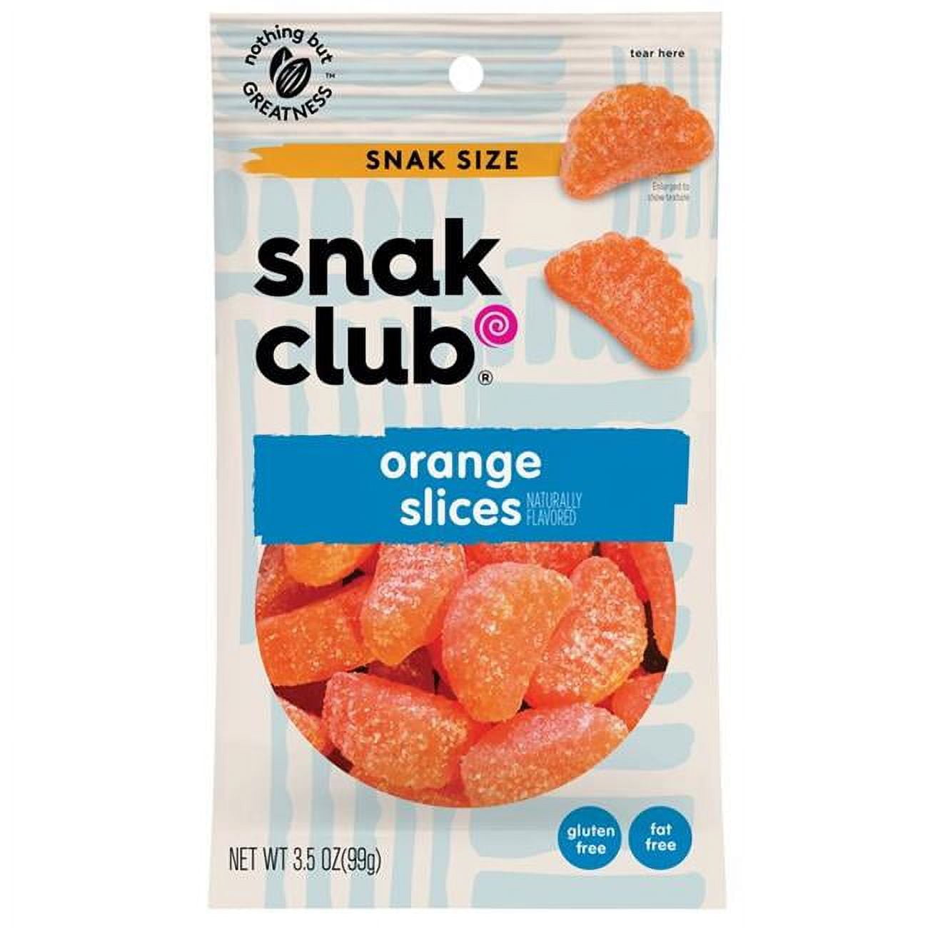 3.5 oz Bagged Orange Slices Gummi Candy - Pack of 12