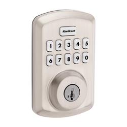 Kwikset 5043686 Smart Code Zinc Electronic Deadbolt, Satin Nickel
