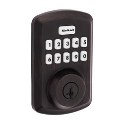 Kwikset 5043687 Smart Code Zinc Electronic Deadbolt, Venetian Bronze