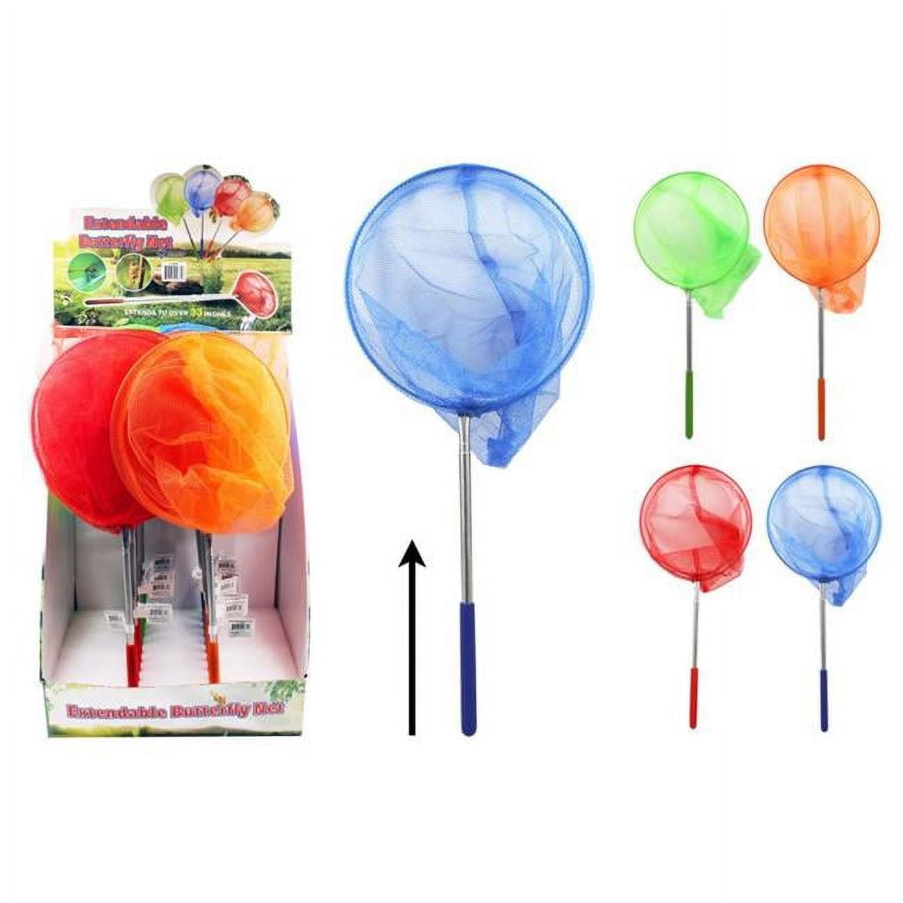 Metal Butterfly Net, Assorted Color - Pack of 20