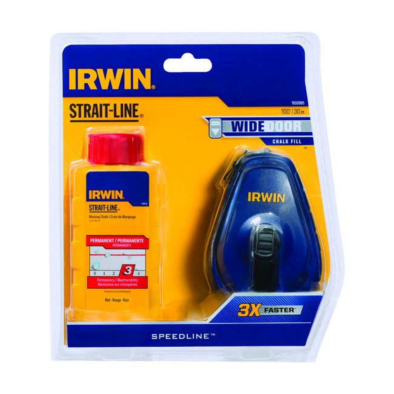 2467231 Strait-Line Chalk & Reel Set, Red - 100 ft.