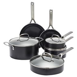 Picture of Oxo 6066521 Agility Ceramic Coated Aluminum Cookware Set&#44; Black & Silver