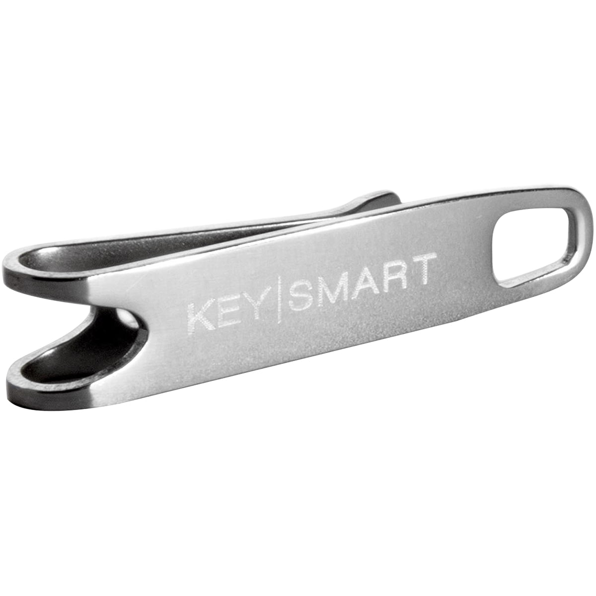 Key Smart  Stainless Steel Silver Pocket, Purse Clip Keychain, Silver