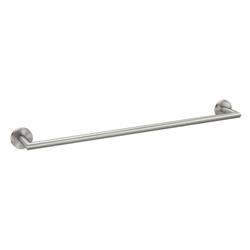 4018897 24 in. Zinc Arlys Silver Towel Bar, Brushed Nickel