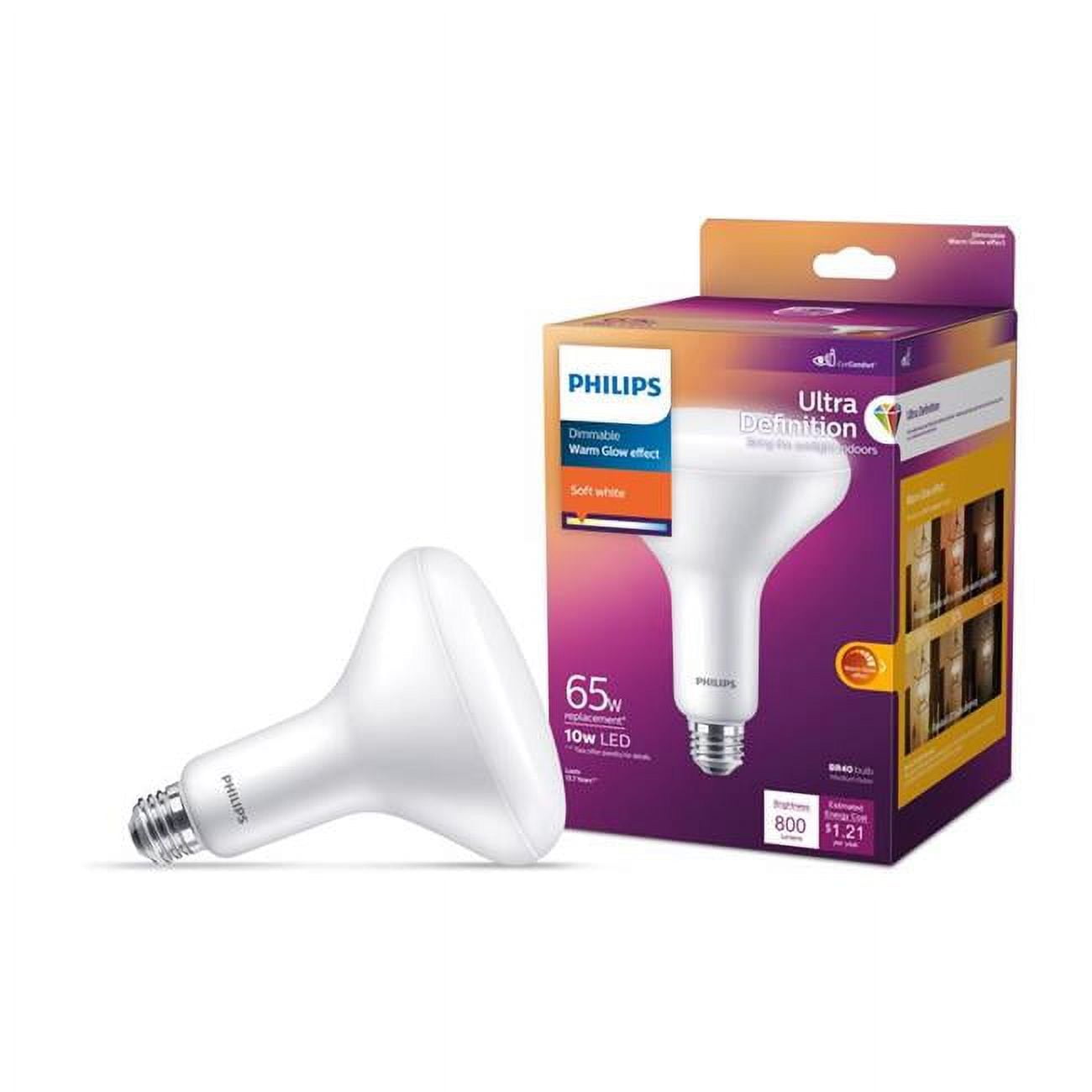 3013955 Ultra Definition BR40 E26 Medium LED Floodlight Bulb, Soft White - 65W Equivalence