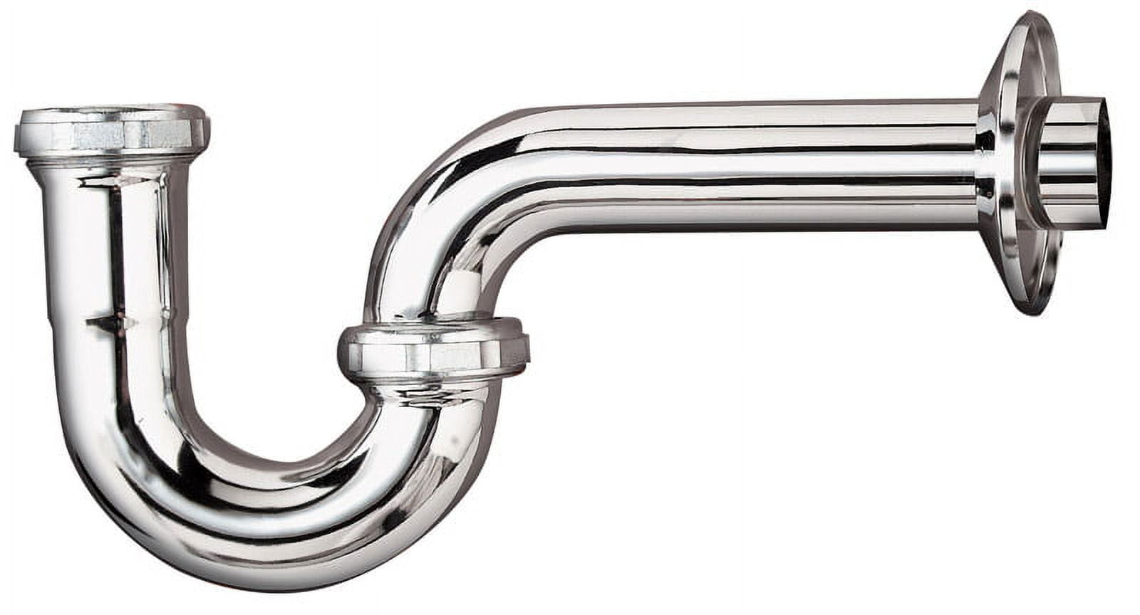 1.25 in. Brass P-Trap, Chrome