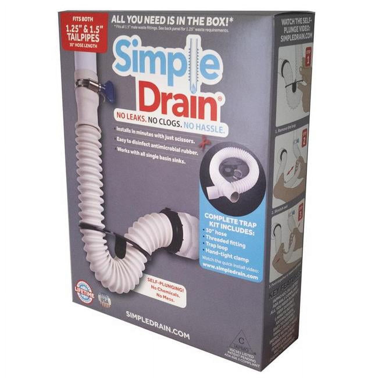 Picture of Simple Drain 4005661 Rubber Sink Drain Kit