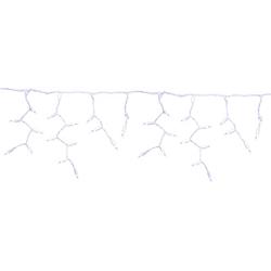 9.5 ft. Platinum LED T5 Icicle Christmas Lights, Pure White - 100 Count