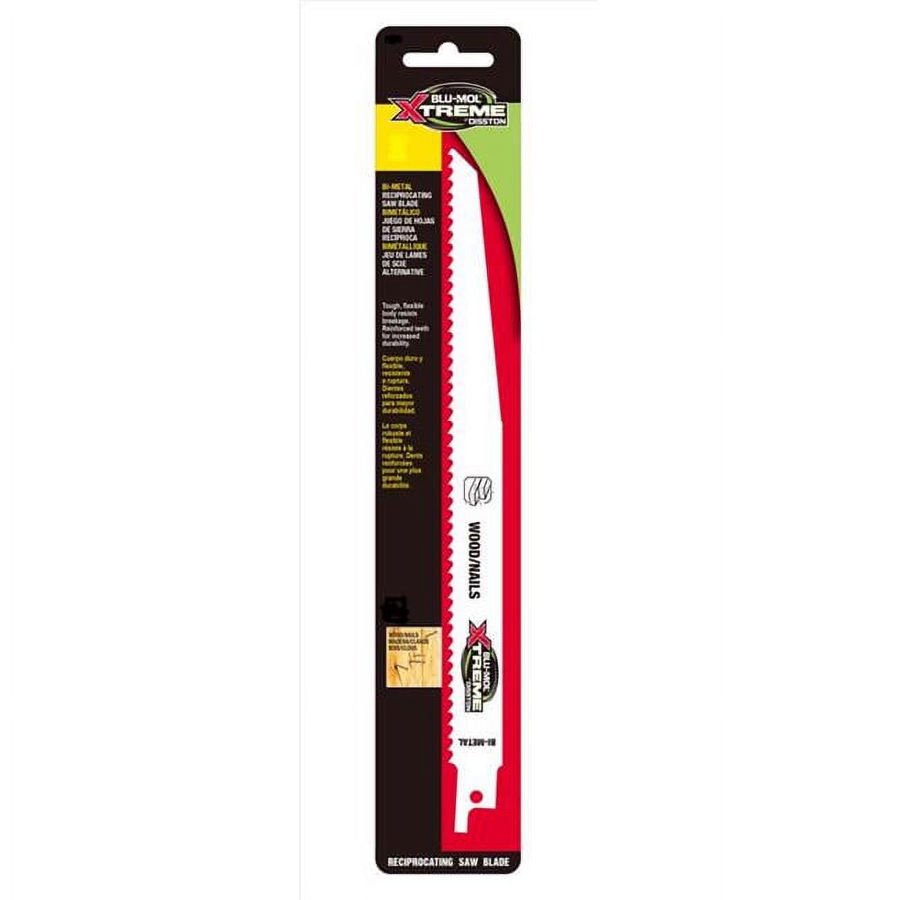 Picture of Blumol 2033637 Xtreme 8 in. Bi-Metal Reciprocating Saw Blade - 0.714 TPI