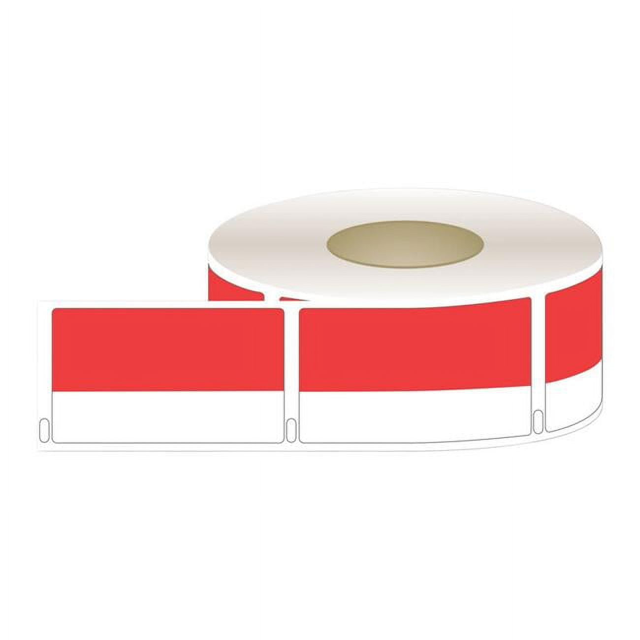 Dymo Printer Adhesive Backed Red Bin Tag Labels - Roll 0 each
