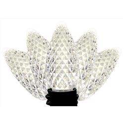 9086416 25 ft. Platinum LED C9 String Christmas Lights, Pure White - 25 Count