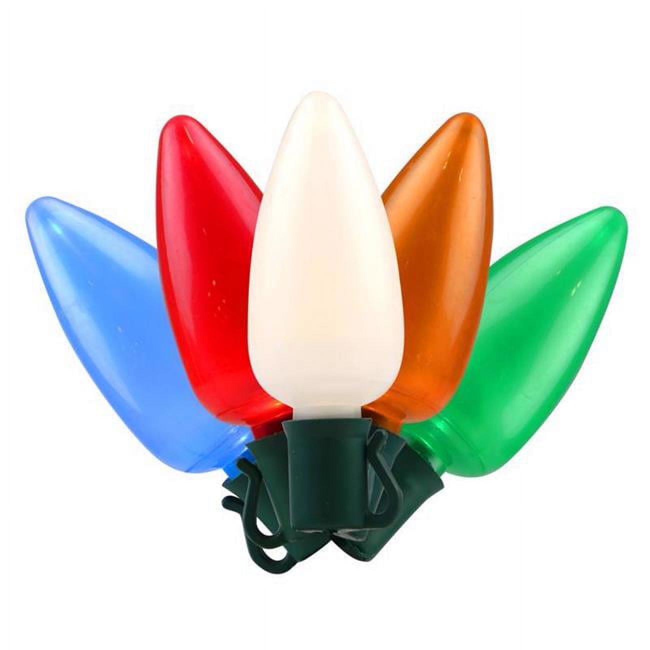 9086426 25 ft. Platinum LED C9 String Christmas Lights, Multi Color - 25 Count