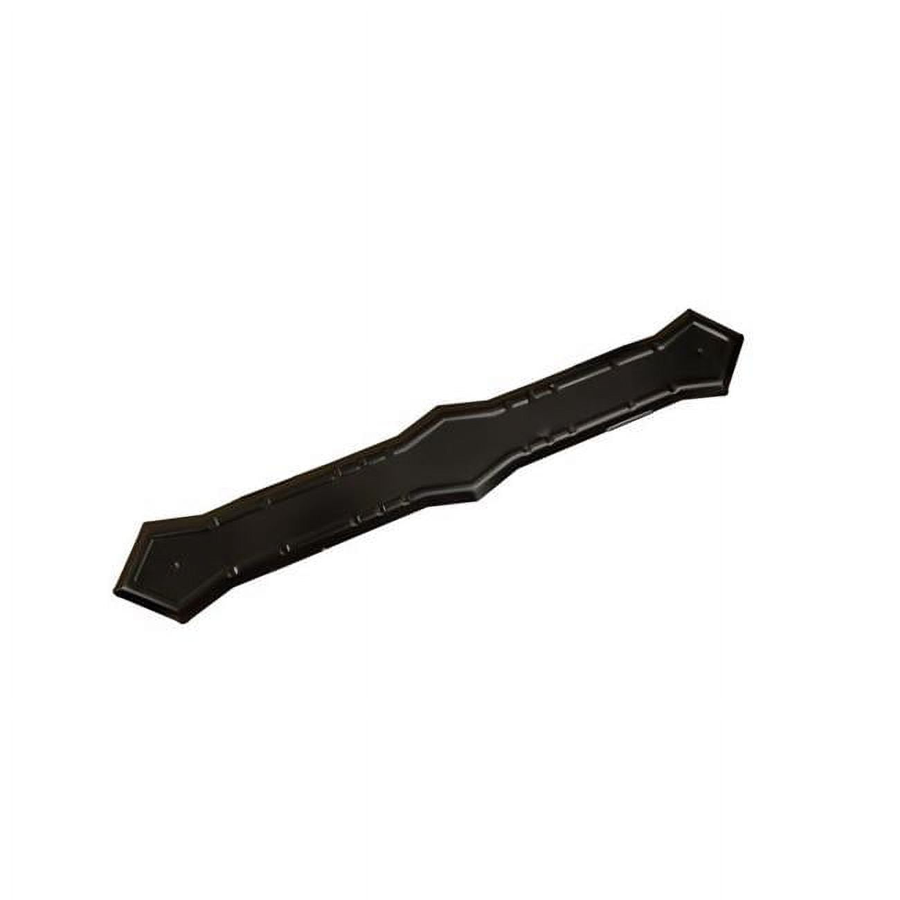 0.25 x 2 x 13.5 in. Aluminum K Downspout Band, Black