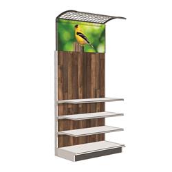 Picture of Retail First 9032276 4 x 4 x 10 in. Metal Wild Bird Decor Kit Display Board&#44; Multi Color