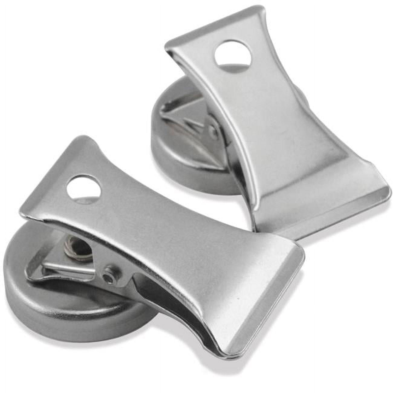 2108587 1.8 x 1 in. 3 lbs Pull Clip Magnetic Clips, Silver