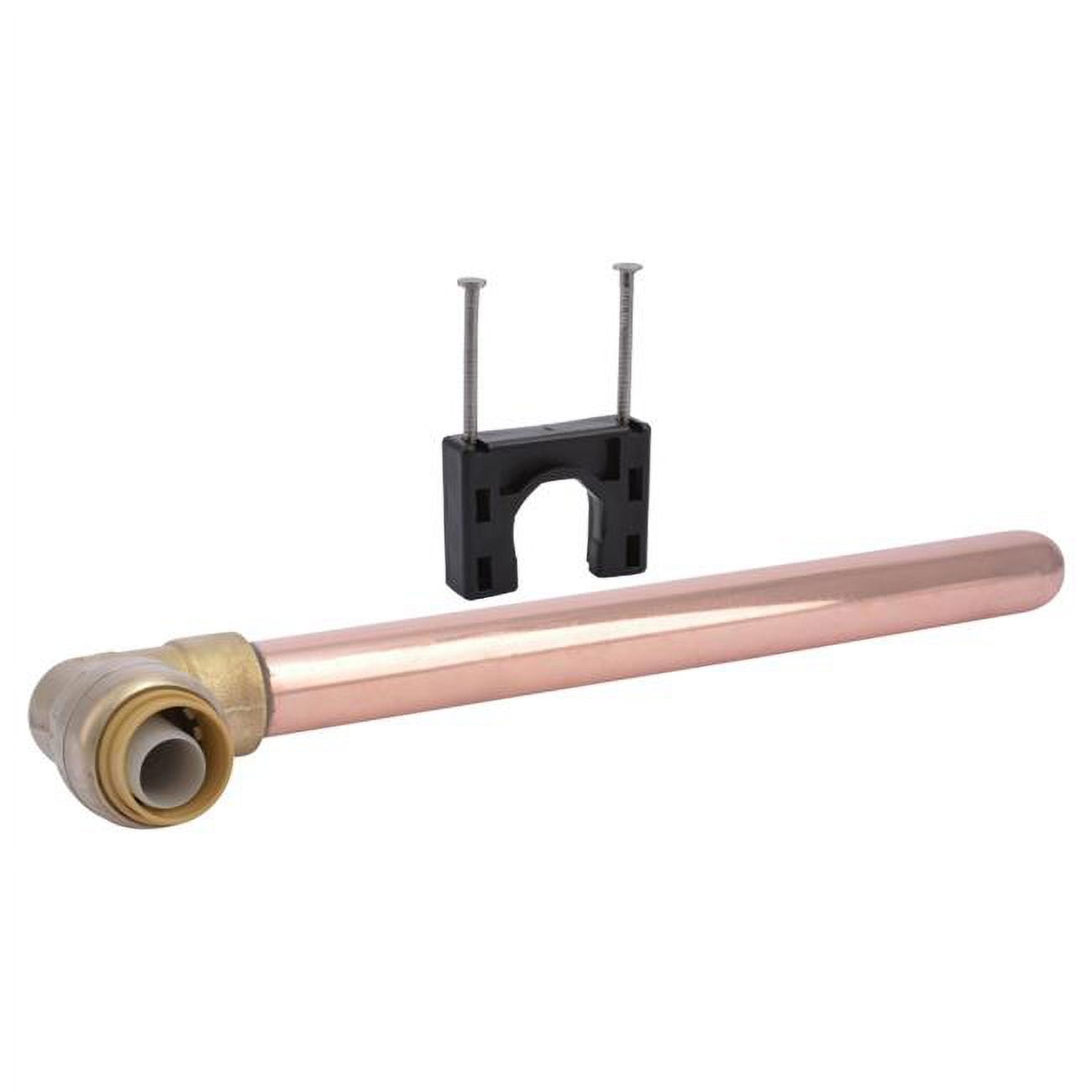 0.5 in. Push to Connect PTC Copper Pipe Stubout Elbow