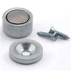 0.25 x 0.5 in. 6 lbs Silver Super Latch Magnets