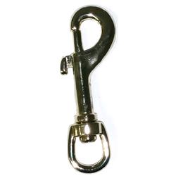 0.37 x 3 in. 50 lbs Nickel-Plated Zinc Bolt Snap