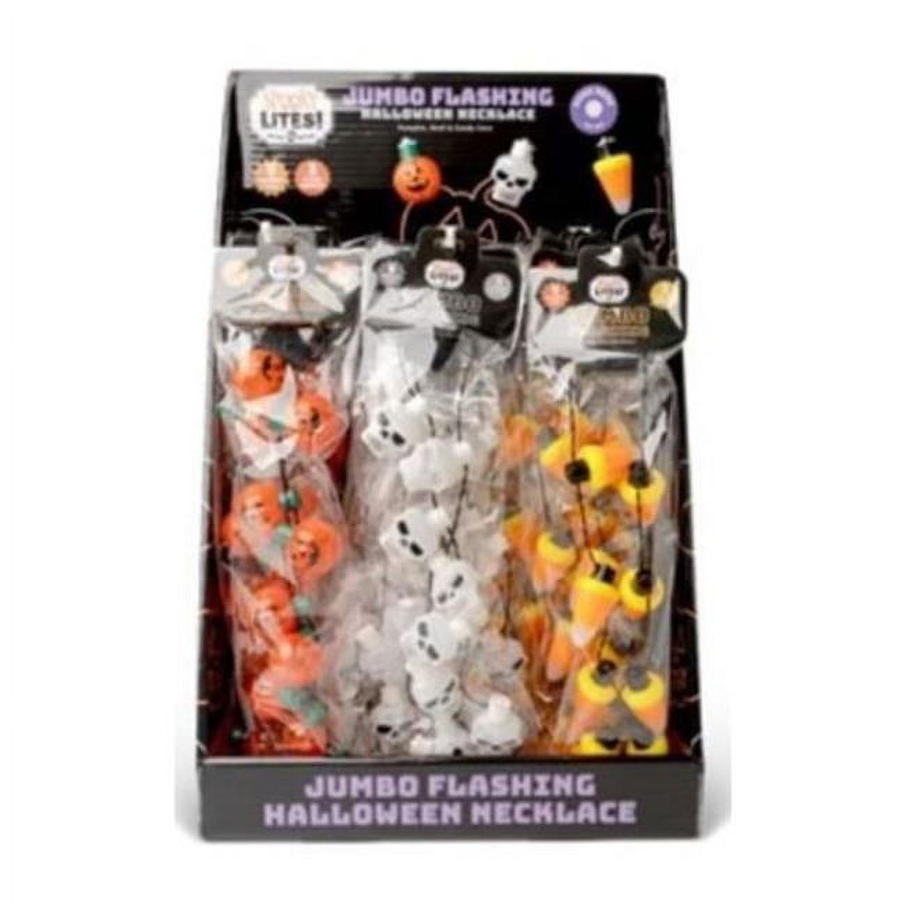 Necklace Flashing Halloween - 24 Piece