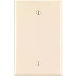 Leviton Almond 1 Gang Nylon Blank Wall Plate