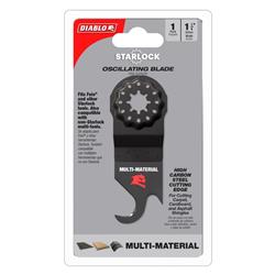 Freud America 2028141 1.25 in. High Carbon Steel Hook Knife Round Oscillating Blade, Multi-Material