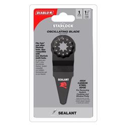 Diablo Tools 1-1/2in Starlock High Carbon Steel Oscillating Blade for Sealant Removal - DOSSEAL