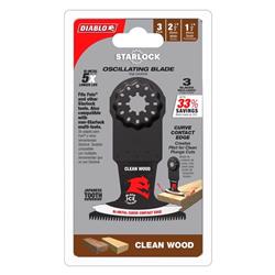 Picture of Freud America 2028210 2.5 in. Bi-Metal Curved Contact Edge Oscillating Clean Wood Blade - Pack of 3